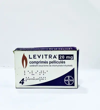 Levitra 20mg 4 tablets pack