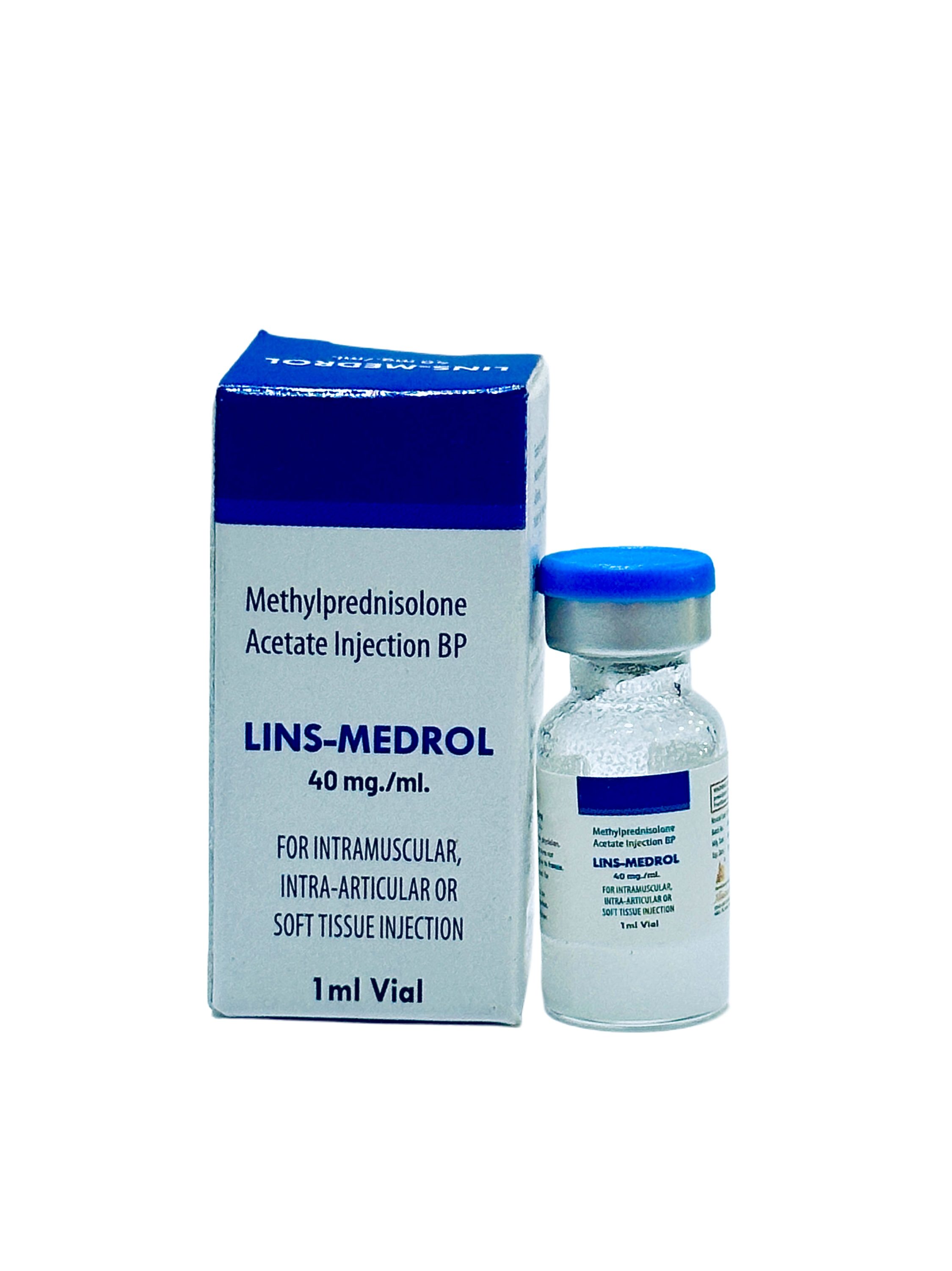 Lins Medrol Injection 40mg (Methylpredisone)