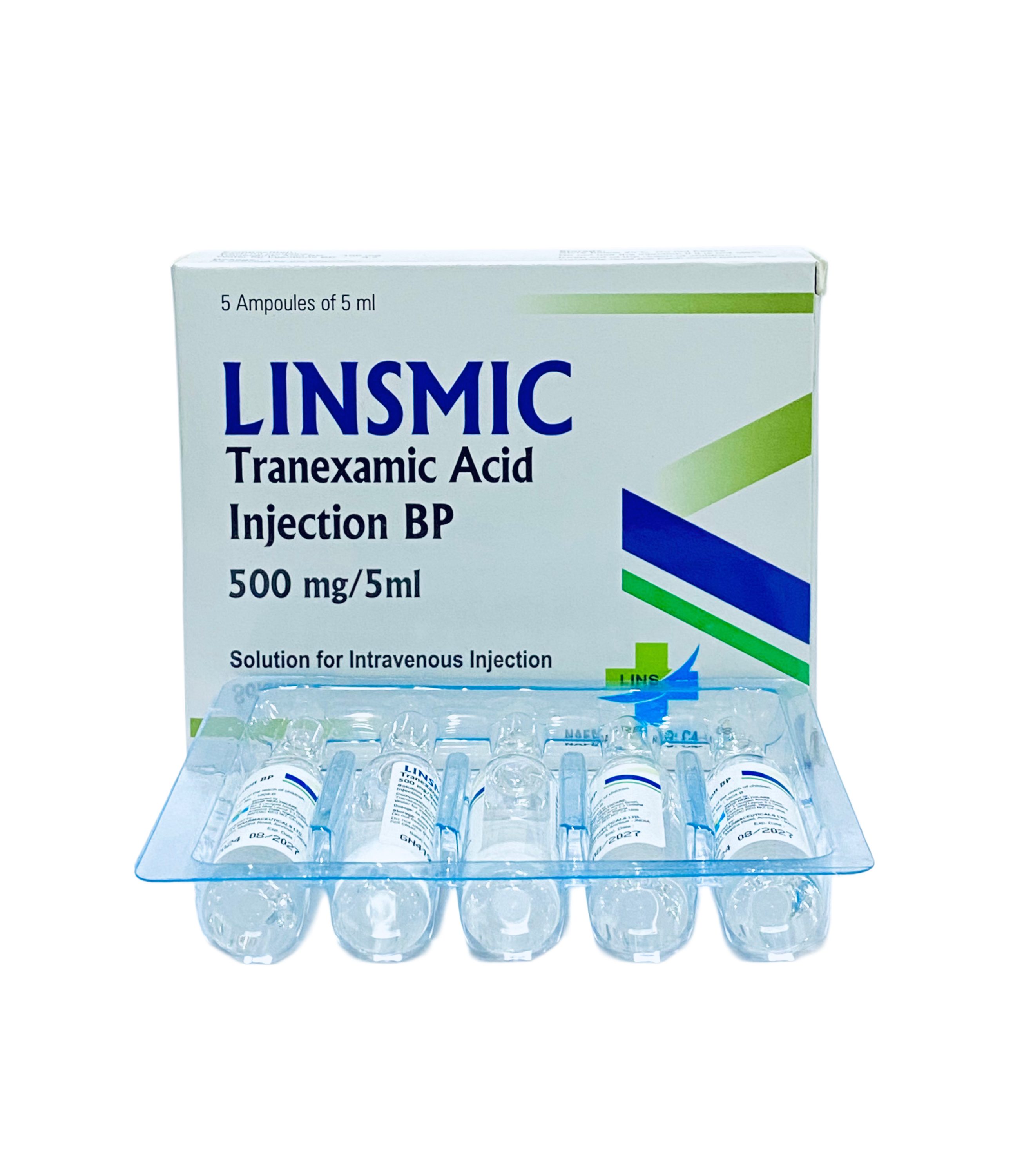 Linsmic (Tranexamic Acid Injection) 500mg x5ml