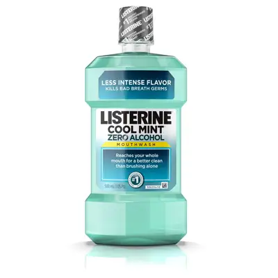 LISTERINE COOL MINT ZERO ALCOHOL MOUTHWASH 500ML