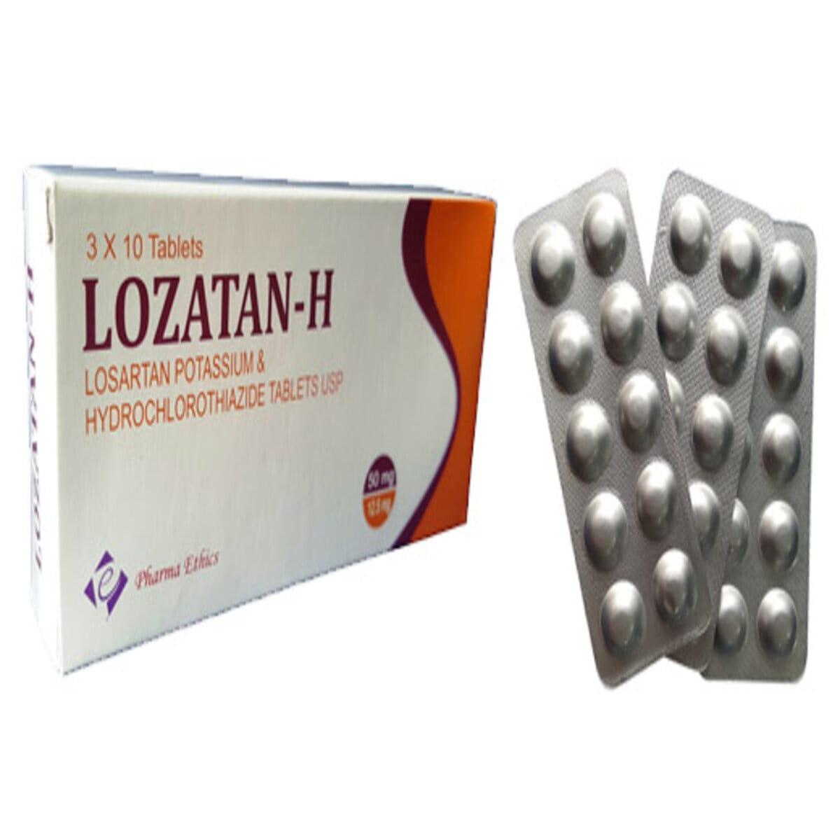 Lozatan - H - Losartan Hydrochlorothiazide, 30 Tablets
