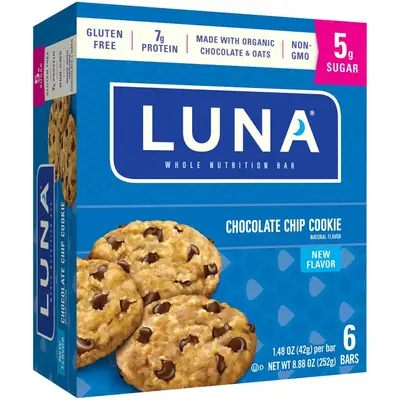 Luna Bar Chocolate Chip Cookie Snack Bar 48g