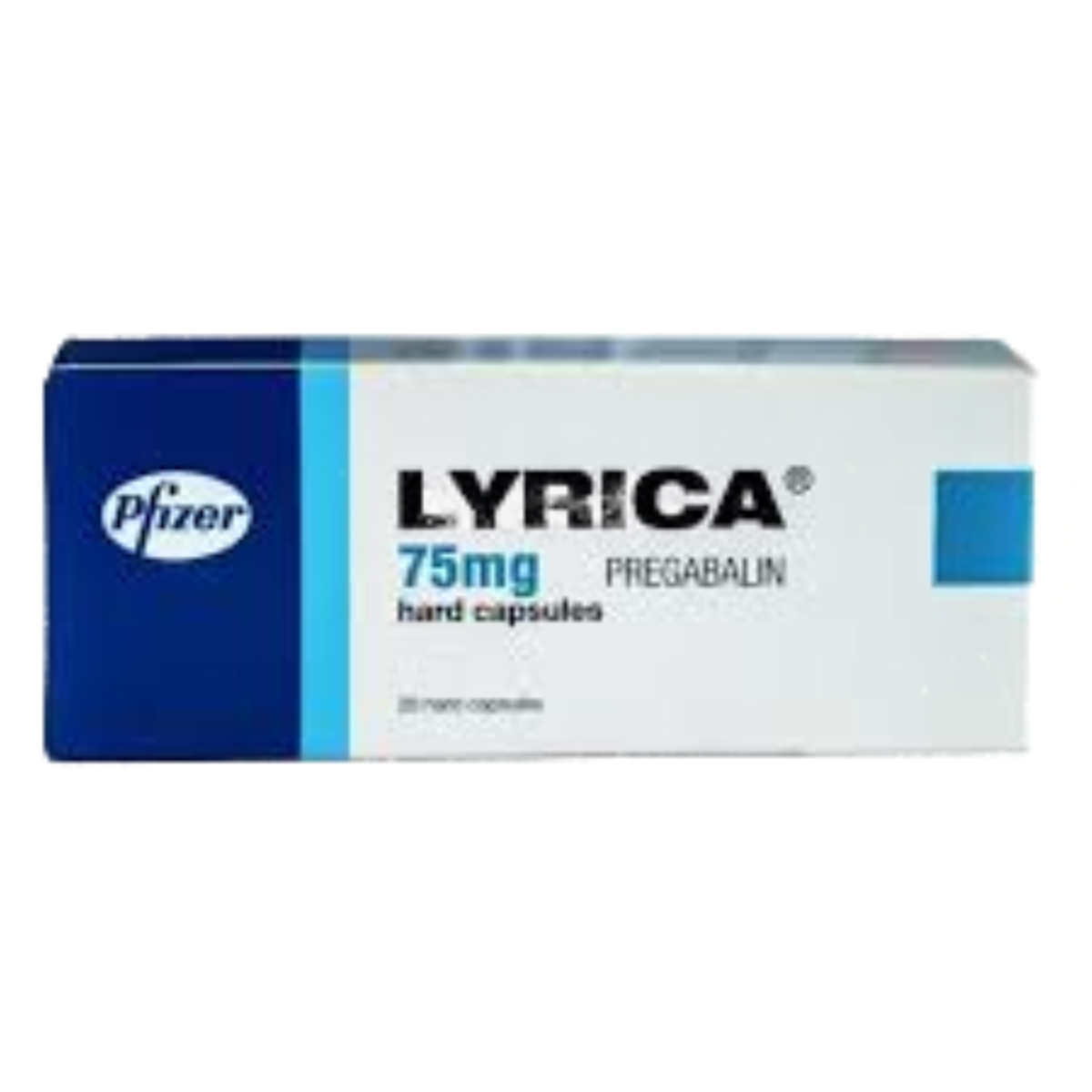 Lyrica 75mg Capsules - Pregabalin 75mg, 28 Capsules