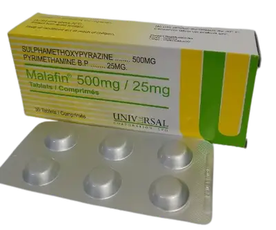 Malafin 500mg/25mg (3 Tablets)