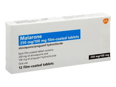Malarone 250mg/100mg 13 tablets pack