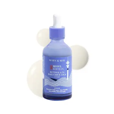 MARY & MAY RETINOL 0.1% BAKUCHOL CICA SERUM 80ML