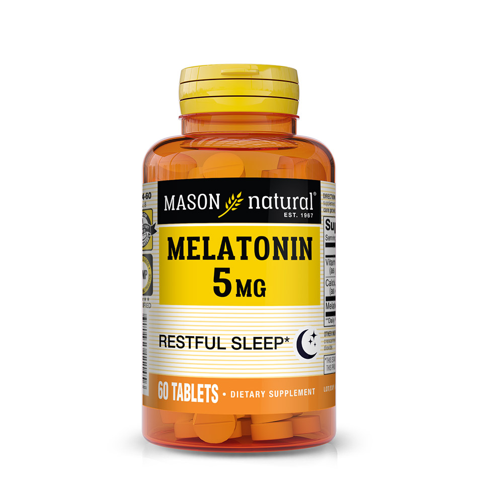 Mason Natural Melatonin 5mg x60