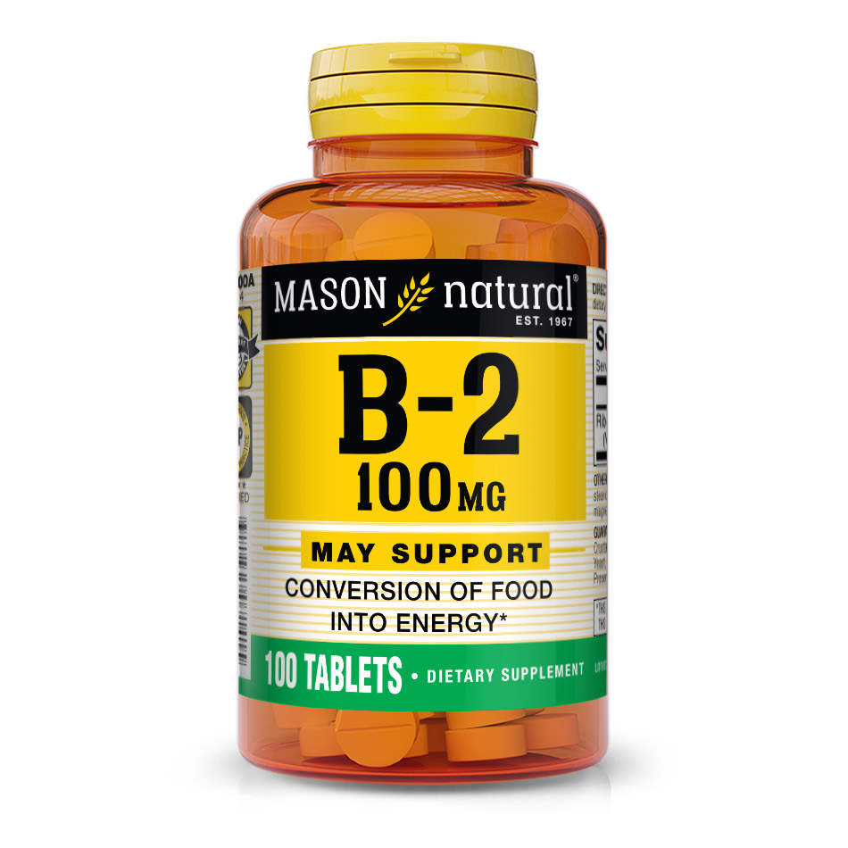 Mason Natural Vitamin B2 100mg x100
