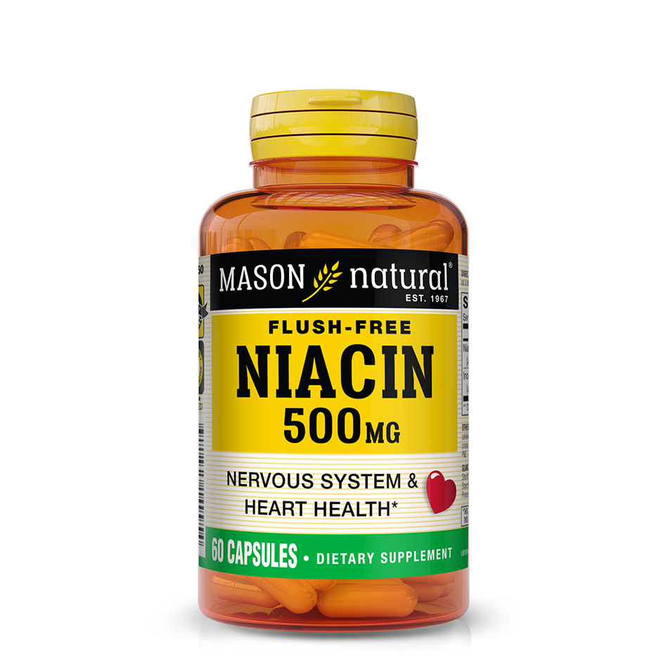 Mason Niacin 500 mg Flush Free