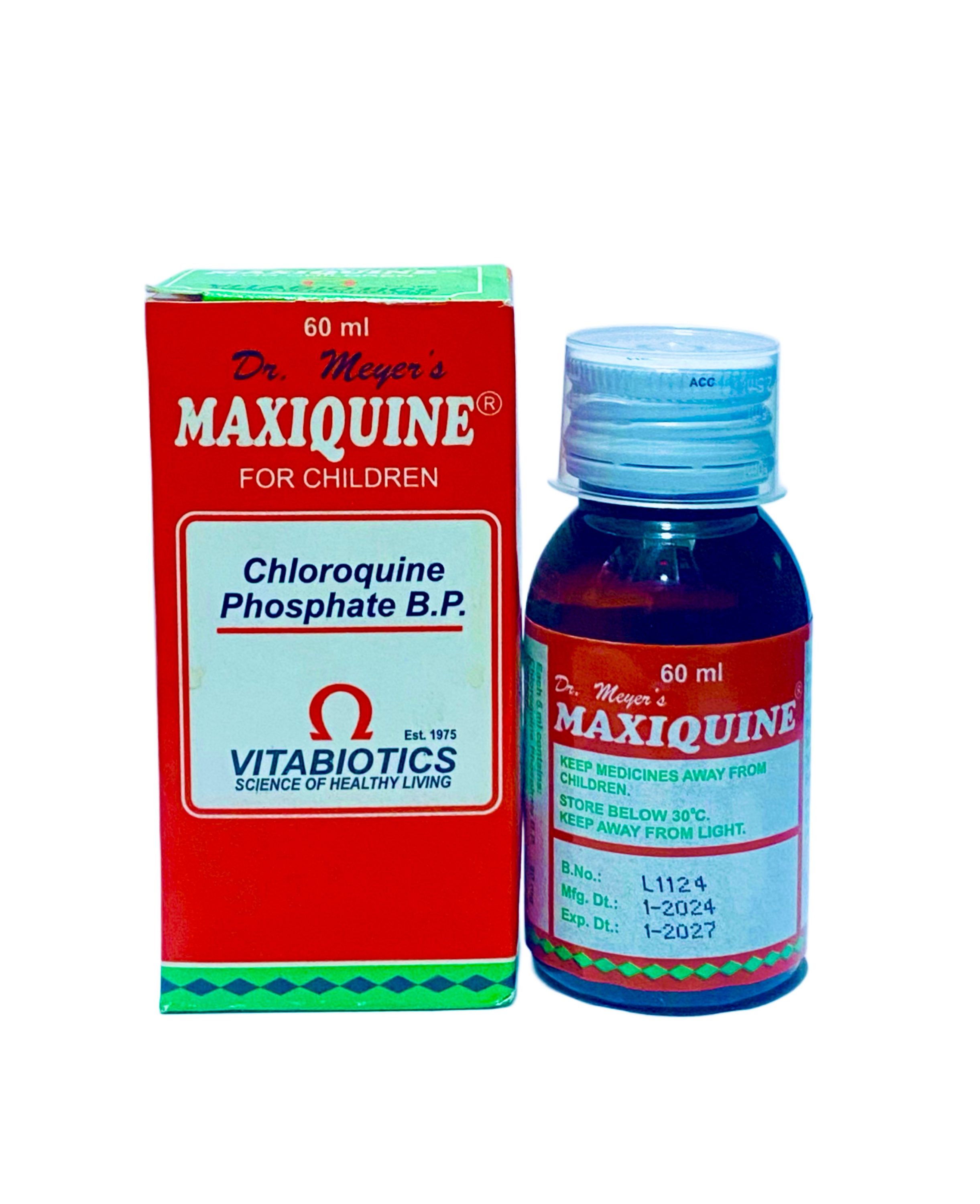 Maxiquine Syrup (Chloroquine) x60ml