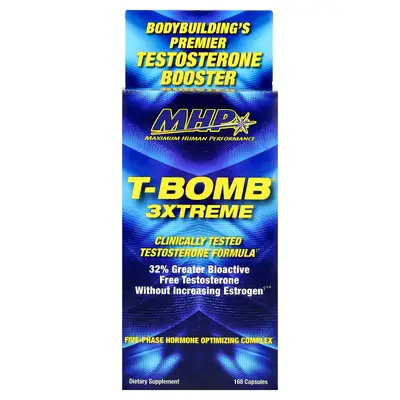 MHP T-Bomb 3Xtreme 168 Capsules