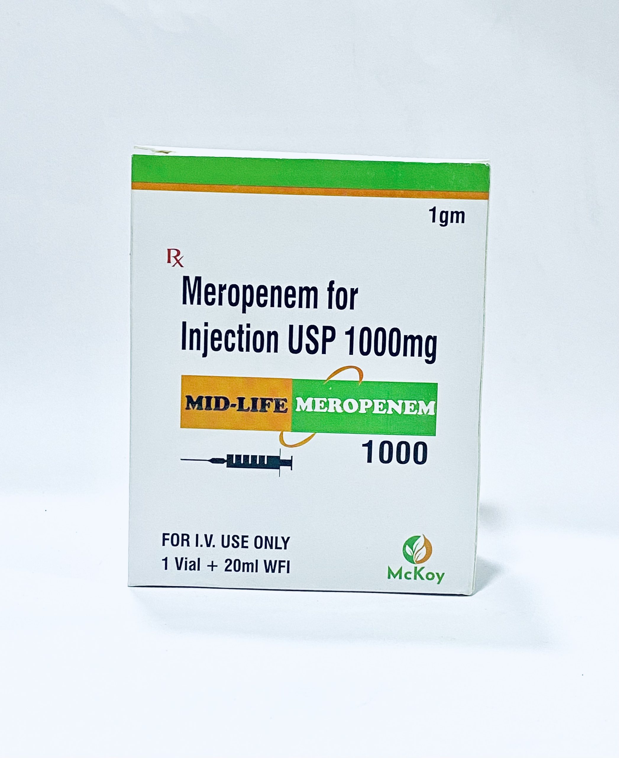 Midlife Meropenem Injection 1000mg