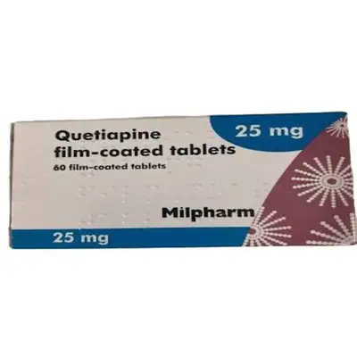 Milpharm Quetiapine 25mg 60 tablets