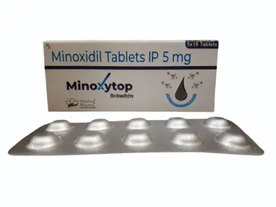 Minoxytop Minoxidil tablets 5mg 5x10 tablets pack