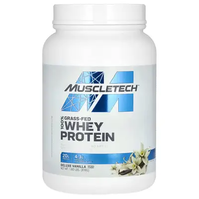 Muscletech 100% Grass-fed Whey Protein Deluxe Vanilla 816G