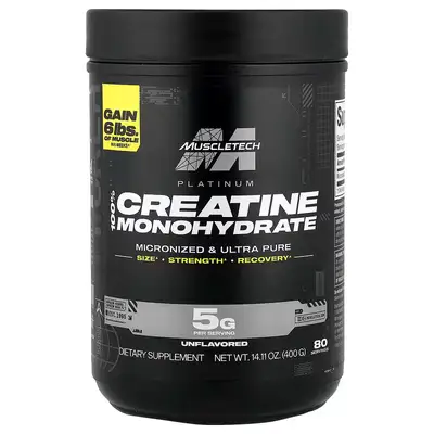 MuscleTech Platinum 100% Creatine Monohydrate 400g