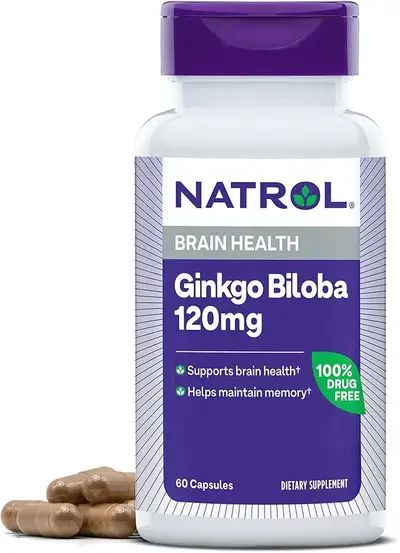 NATROL GINKGO BILOBA 120MG X 60 CAPS