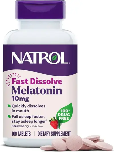 NATROL MELATONIN SLEEP 10MG FAST X 100 TABS