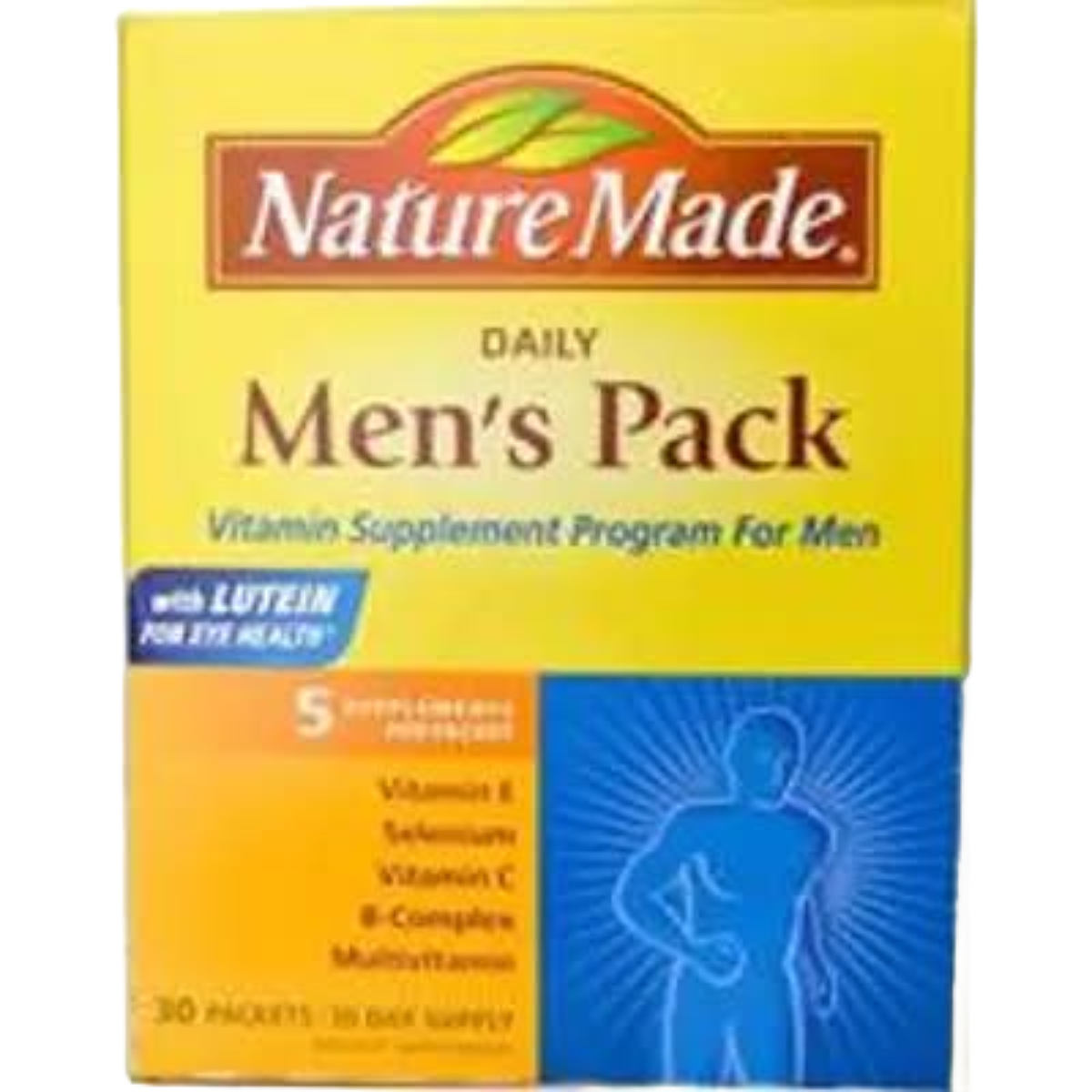 Nature Made Men’s Pack Vitamin Supplements For Men, 30 Packs