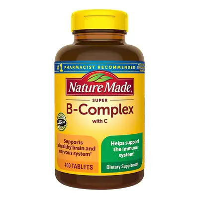 Nature Made Super B-Complex with Vitamin C 460 Tablets