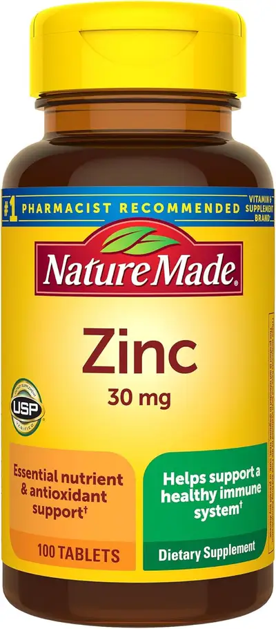 NATURE MADE ZINC 30MG X 100 TABS