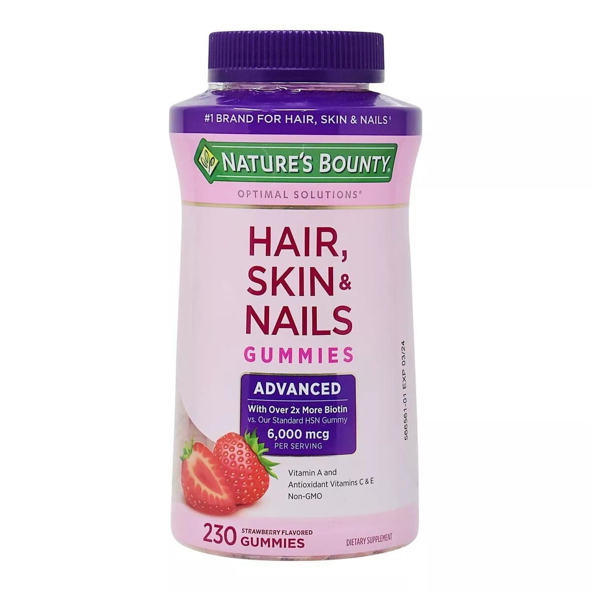 Nature’s Bounty Advanced Hair Skin Nails Gummies - 230 Gummies