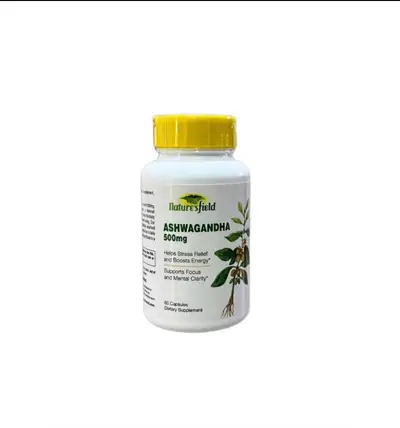 Nature's Field Ashwagandha 500mg (60 Capsules)