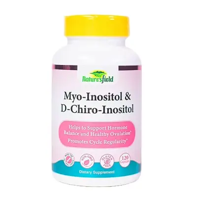 Nature's Field Myo-Inositol & D-Chiro Inositol x 120 Capsules