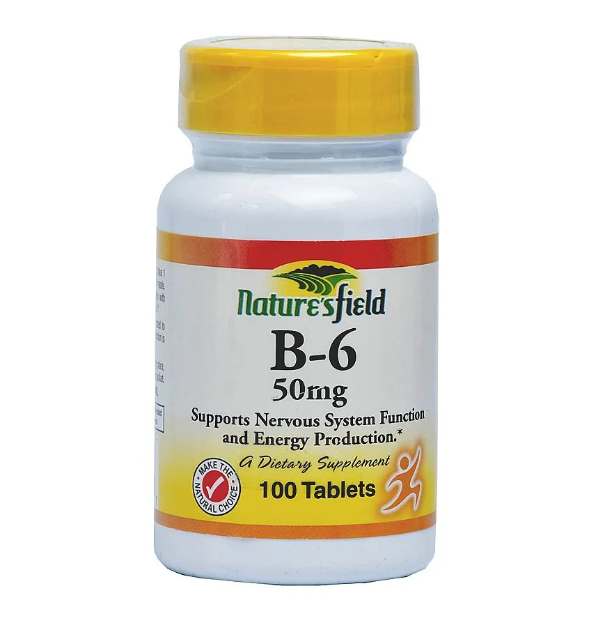 Nature?s Field Vitamin B6 50mg Tablet X100