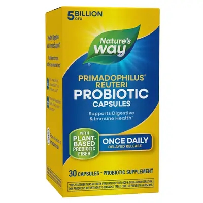 NATURE'S WAY PRIMDOPHILUS REUTERI PROBIOTICS X 30 CAPS