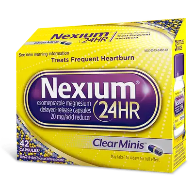 Nexium 24hr Clear Minis 42 Capsules