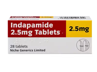 Niche Generics Limited Indapamide 2.5mg 28 tablets pack