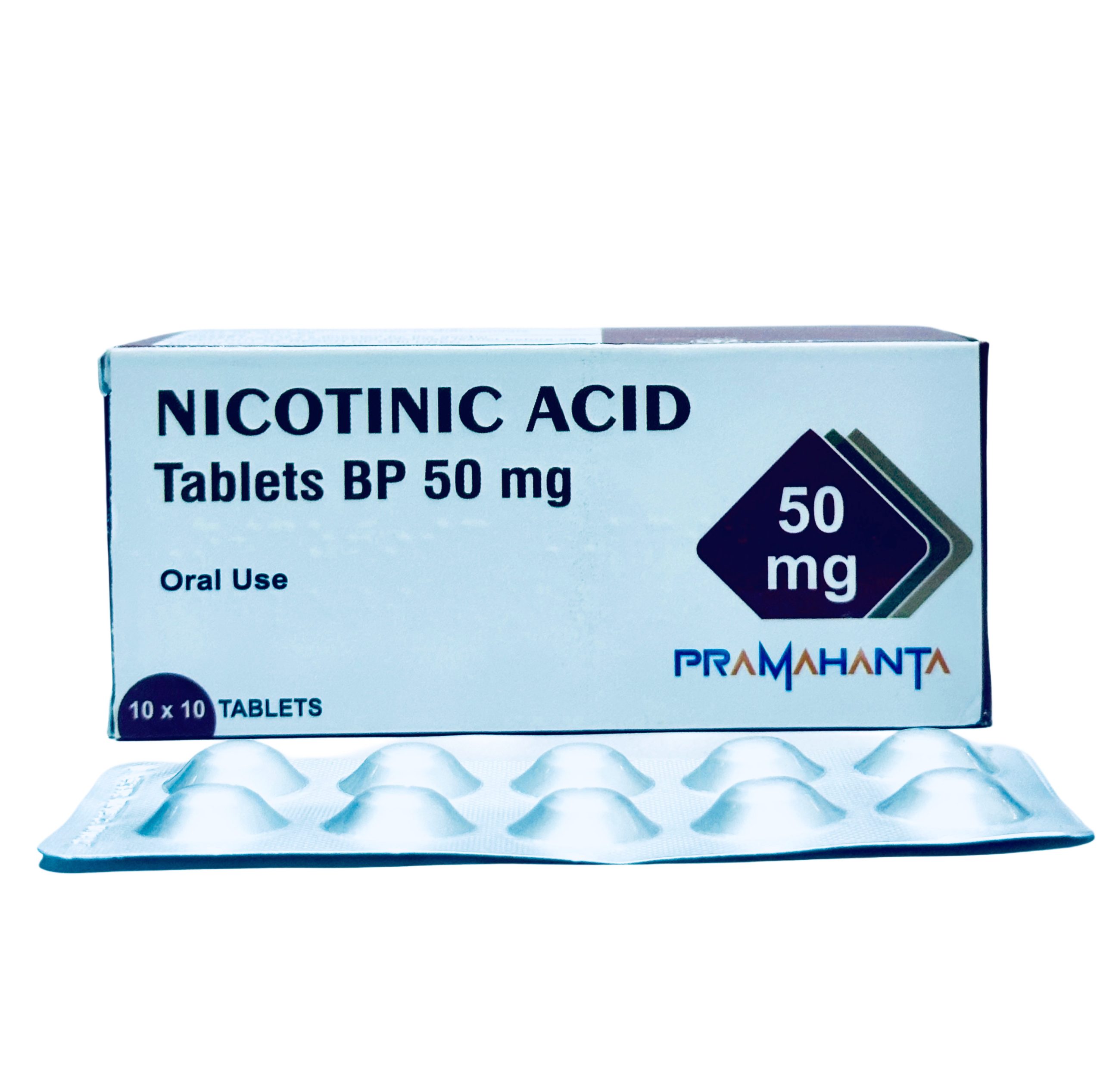 Nicotinic Acid Tablet 50mg BP x100