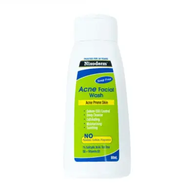 Nixoderm Acne Facial Wash 80ml