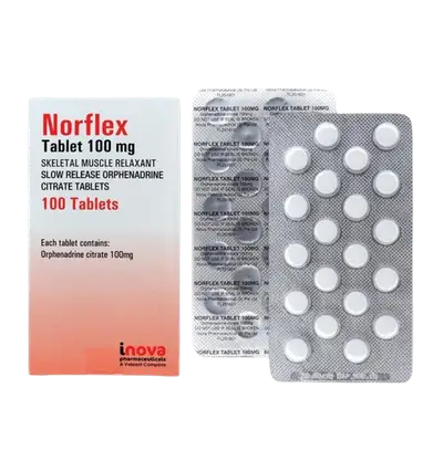 Norflex 100mg Tablets (iNova) x100