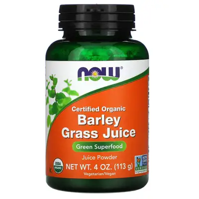 NOW FOODS BARLEY GRASS JUICE -113G