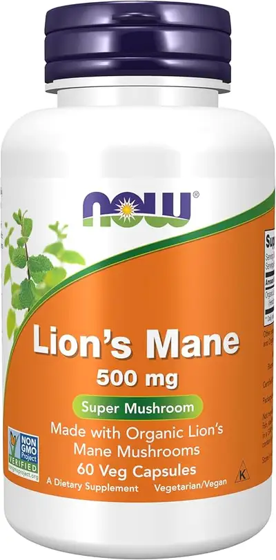 NOW FOODS LION'S MANE CAPS 500MG BY    60