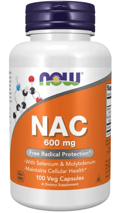 NOW FOODS NAC 600MG X 100 VEG CAPS