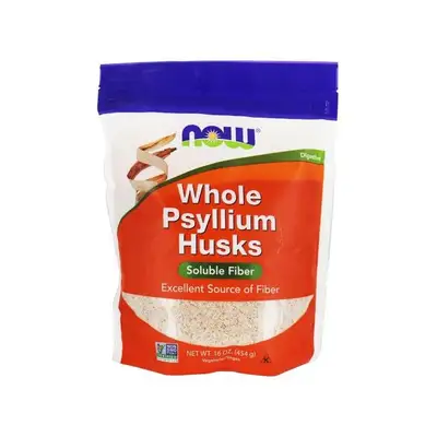 Now psyllium husks soluble fiber 454g