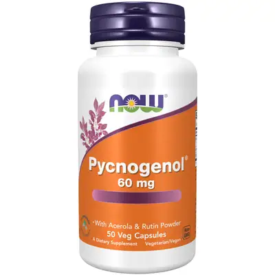 NOW PYCNOGEL 60MG X 50 VEG CAPS