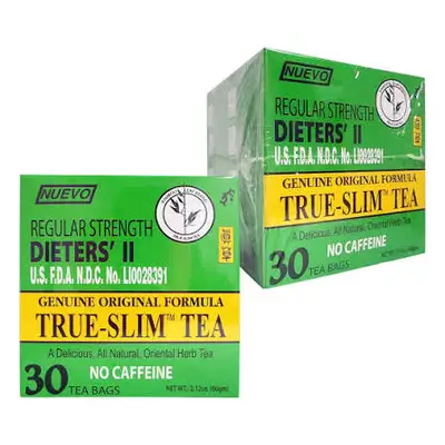 Nuevo Regular strength dieter's ll true-slim tea 30 tea bags pack