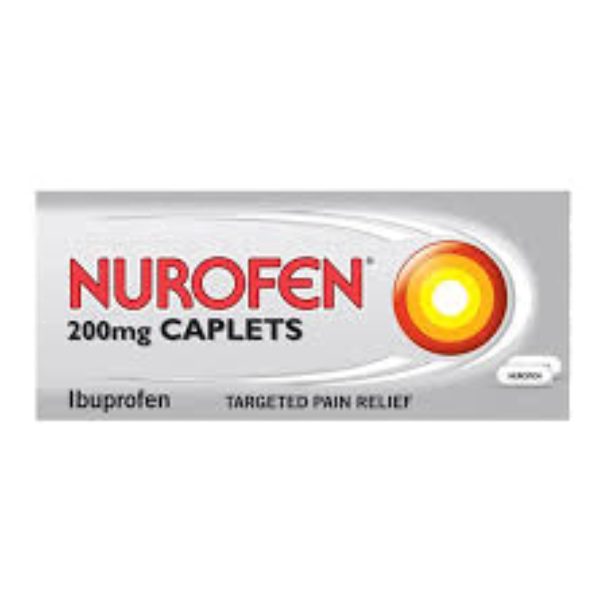 Nurofen 200mg Caplets - Ibuprofen 200mg Pain Relief, 12 Caplets