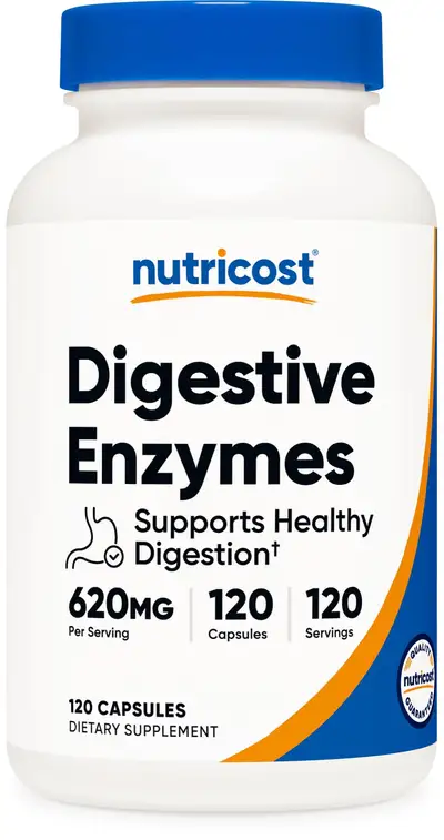 Nutricost Digestive Enzymes 120 Capsules
