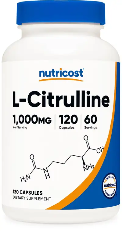 Nutricost L-Citrulline 1000mg 60 capsules