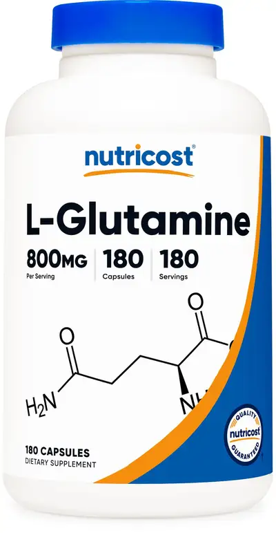 Nutricost L-Glutamine 800mg 30 Capsules
