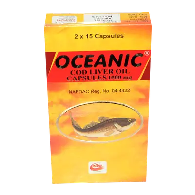 OCEANIC COD LIVER OIL 300MG CAPSULES