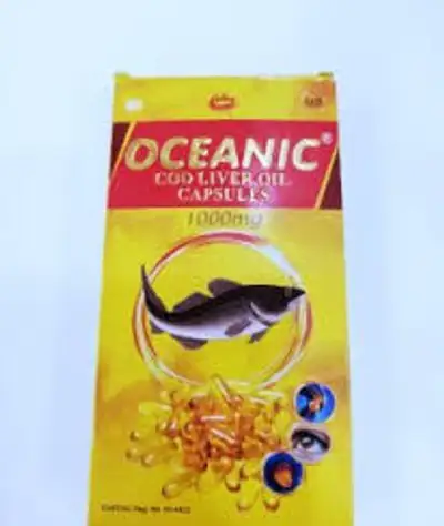 OCEANIC COD LIVER OIL CAPSULE 1000MG(BLISTER,EACH)