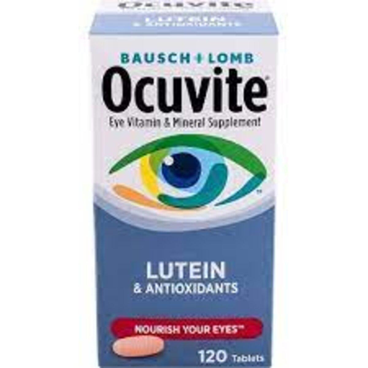 Ocuvite Eye Vitamin & Mineral Supplement, 120 Tablets