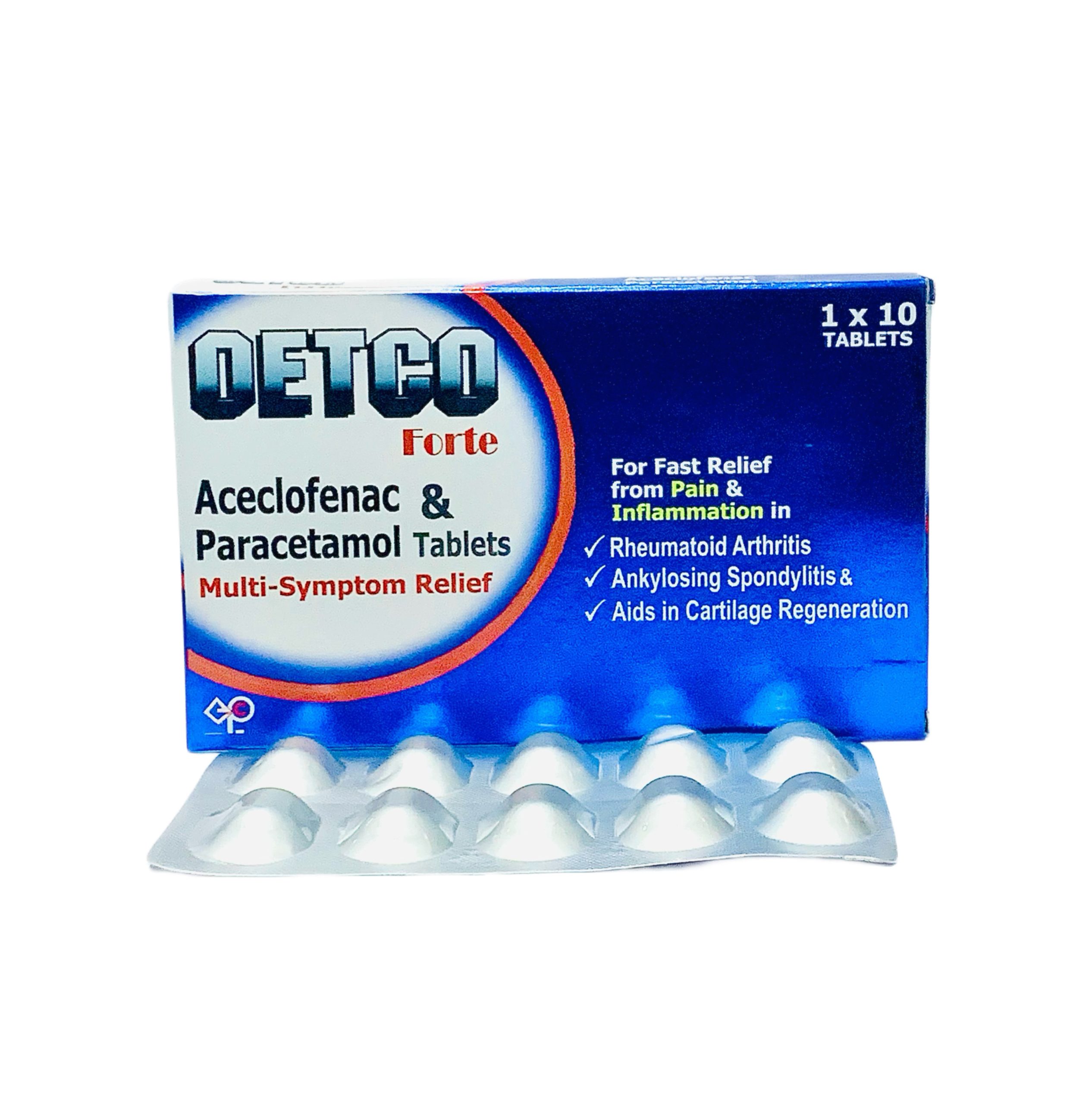 Oetco Forte Tablet (Fast Relief) x10