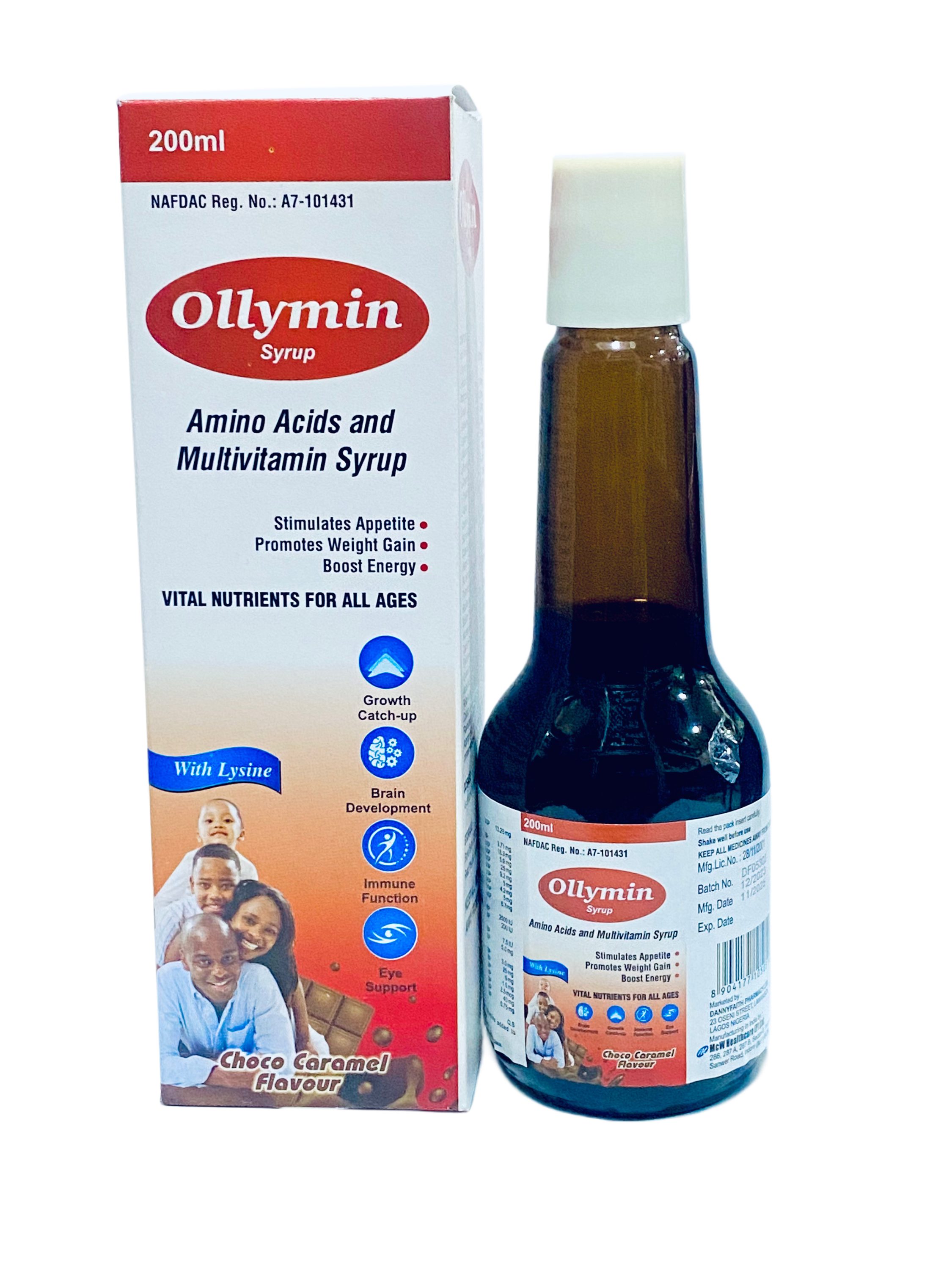 Ollymin Syrup (Amino and Multivitamin) 200ml